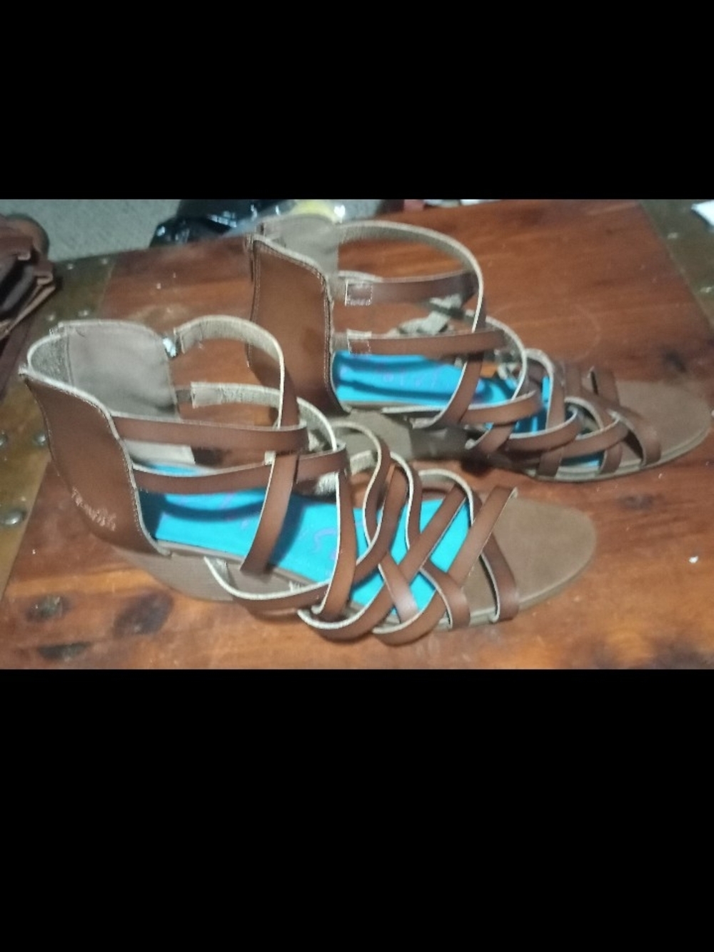 Women’s Brown Strappy Gladiator Sandals